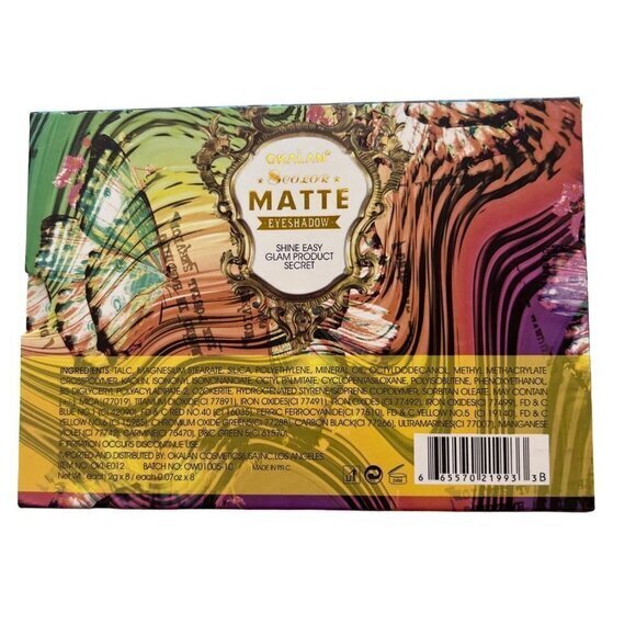 Okalan Color Matte Eyeshadow Palette- B Assorted Brand New - Picture 7 of 7